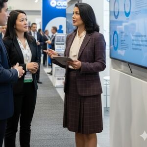 VTG 90s Larry Levine Eggplant Plaid Pleated Skirt Suit Size 14